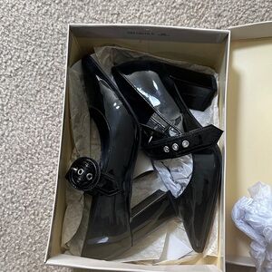 Marc Fisher Black Patent Leather Heels